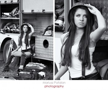 Sesja strażacka - fire women | PATALAN.PL | fotograf Łomża, Zambrów, Ostrołęka, Białystok, Warszawa