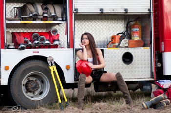 Sesja strażacka - fire women | PATALAN.PL | fotograf Łomża, Zambrów, Ostrołęka, Białystok, Warszawa